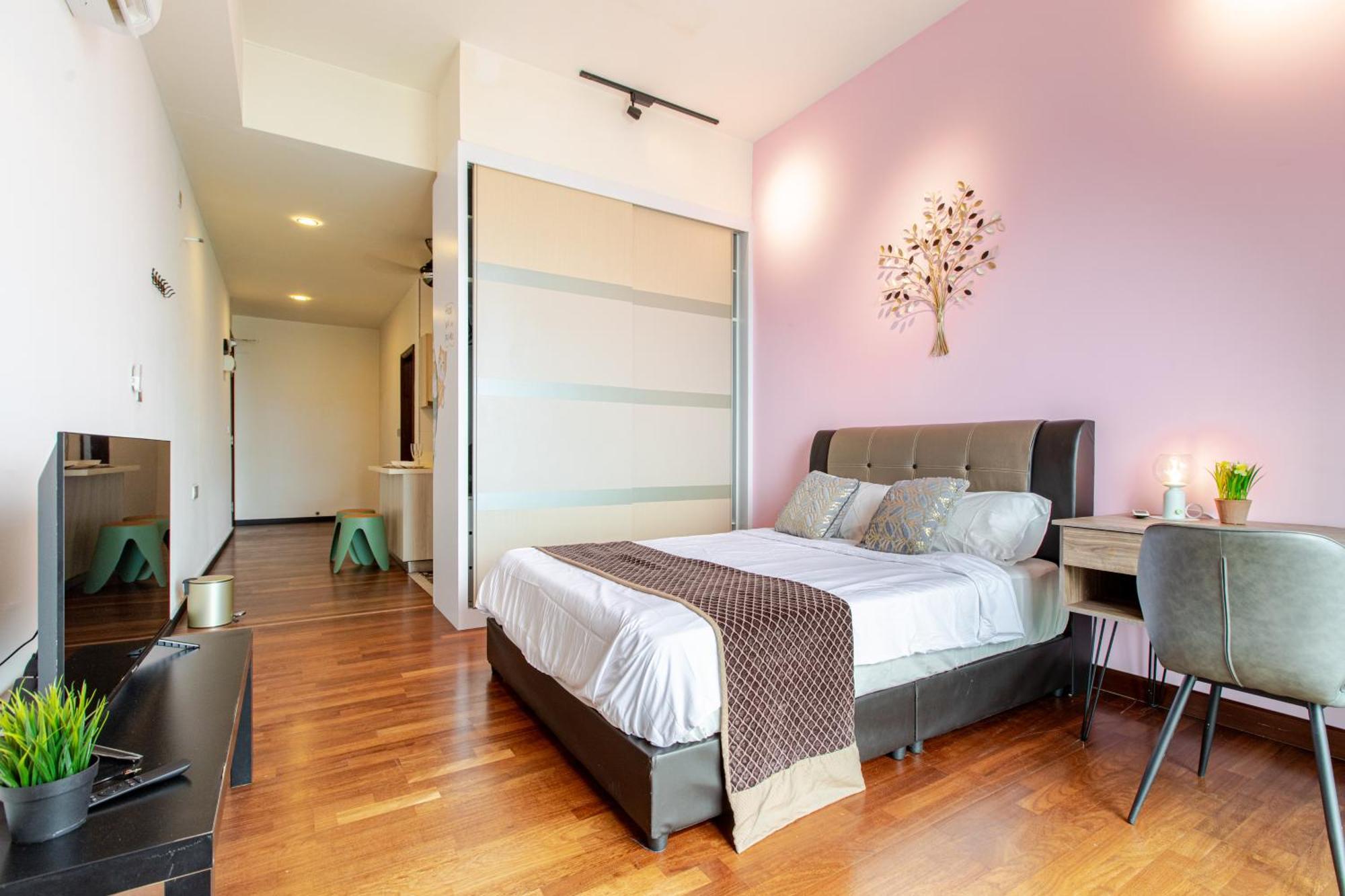 Paragon Suites Studios With Private Jacuzzi Near Ciq Rts Johor Bahru Kültér fotó